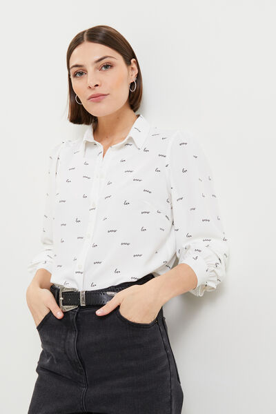 Chemise imprimée femme