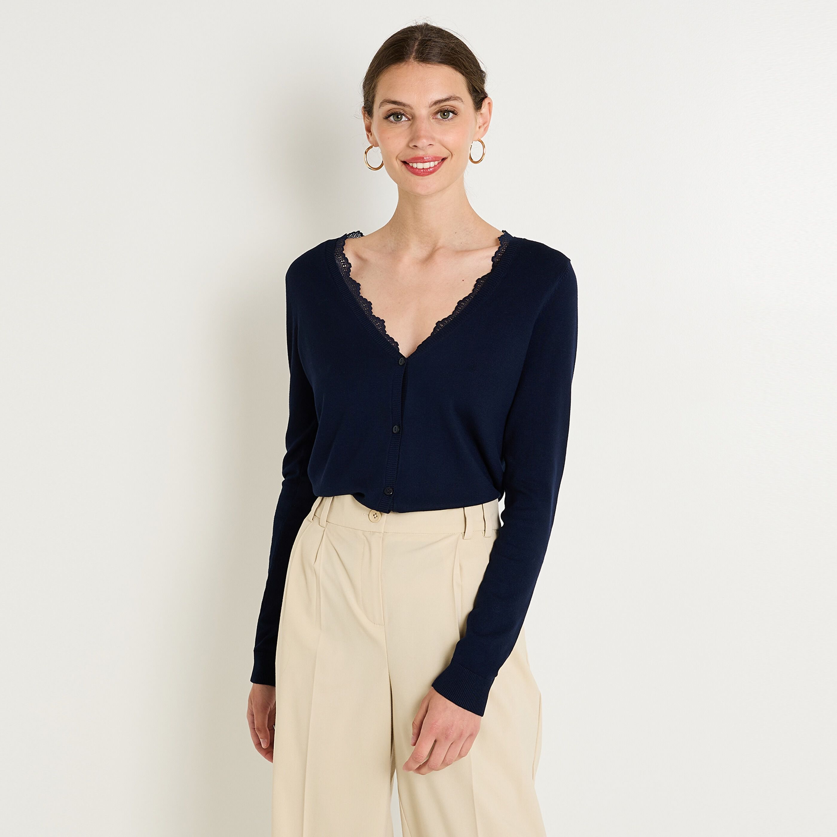 Gilet leger femme MARINE Graindemalice