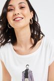 Tshirt print femme