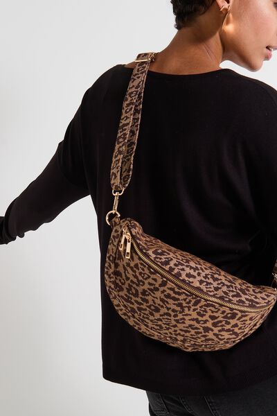 Sac banane imprimé léopard femme