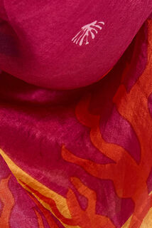 Foulard carré en soie femme