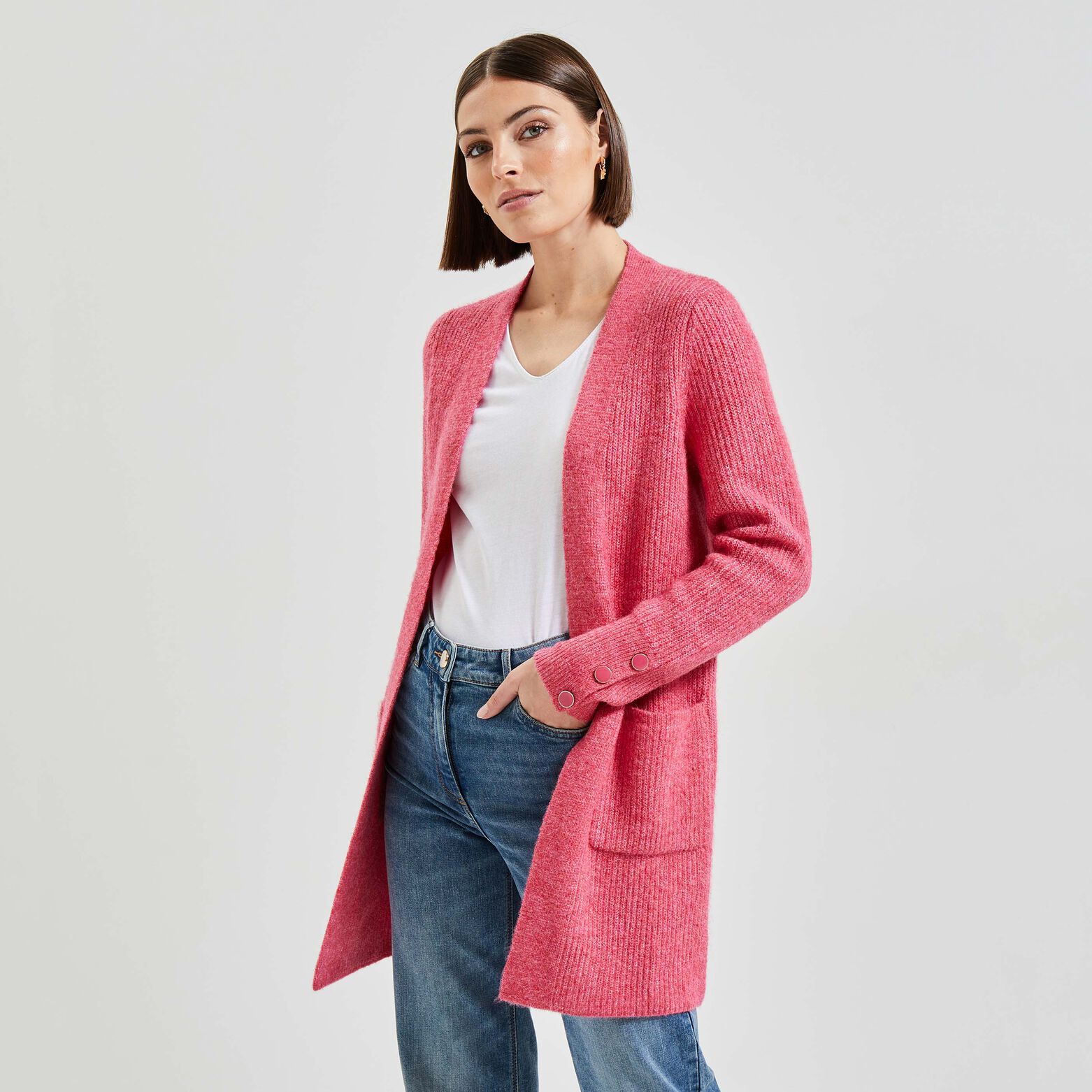 Gilet long femme