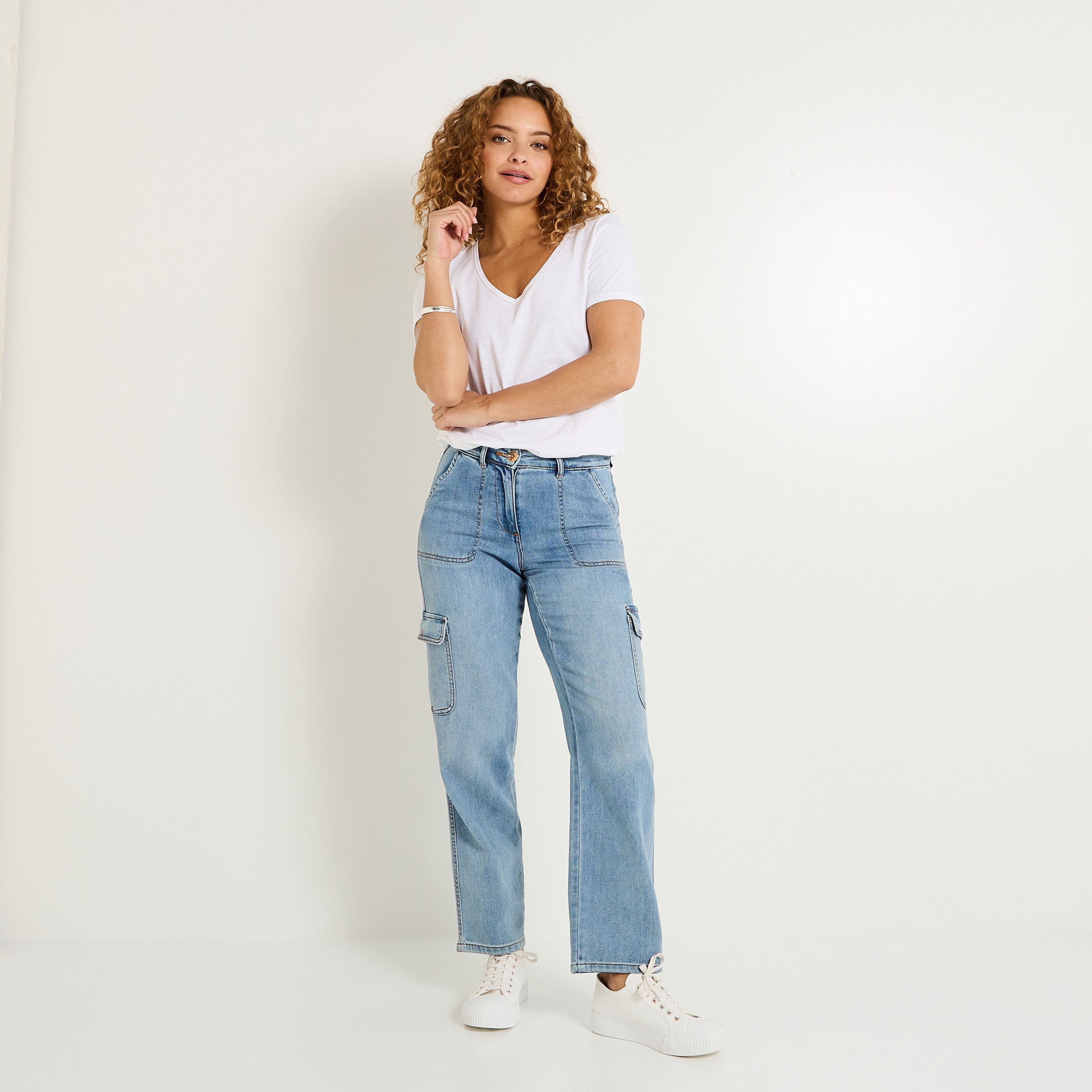 Jean cargo MEGEVE femme