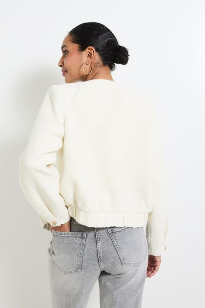 Blouson en tweed femme