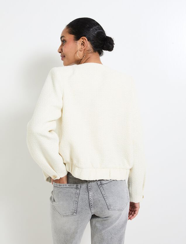 Blouson en tweed femme