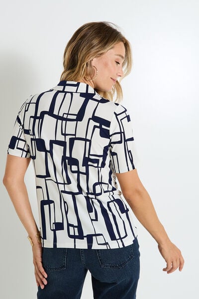Chemise fluide en maille femme