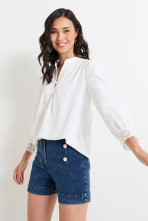 Blouse unie femme