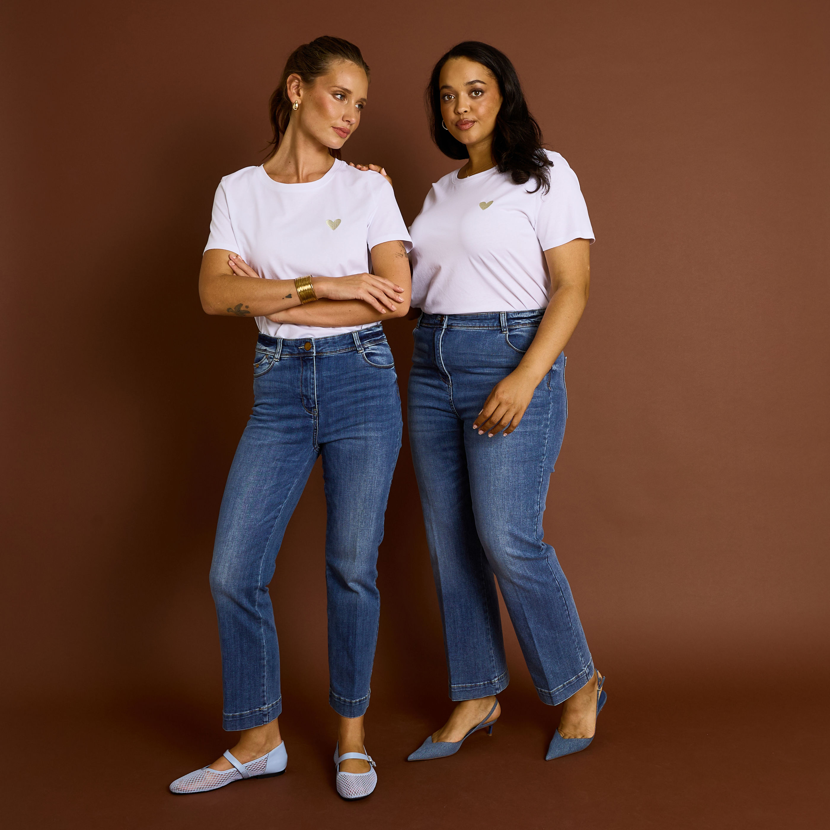 T-shirt col rond femme