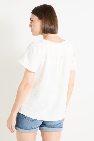 Blouse jacquard femme