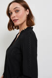 T-shirt col victorien femme