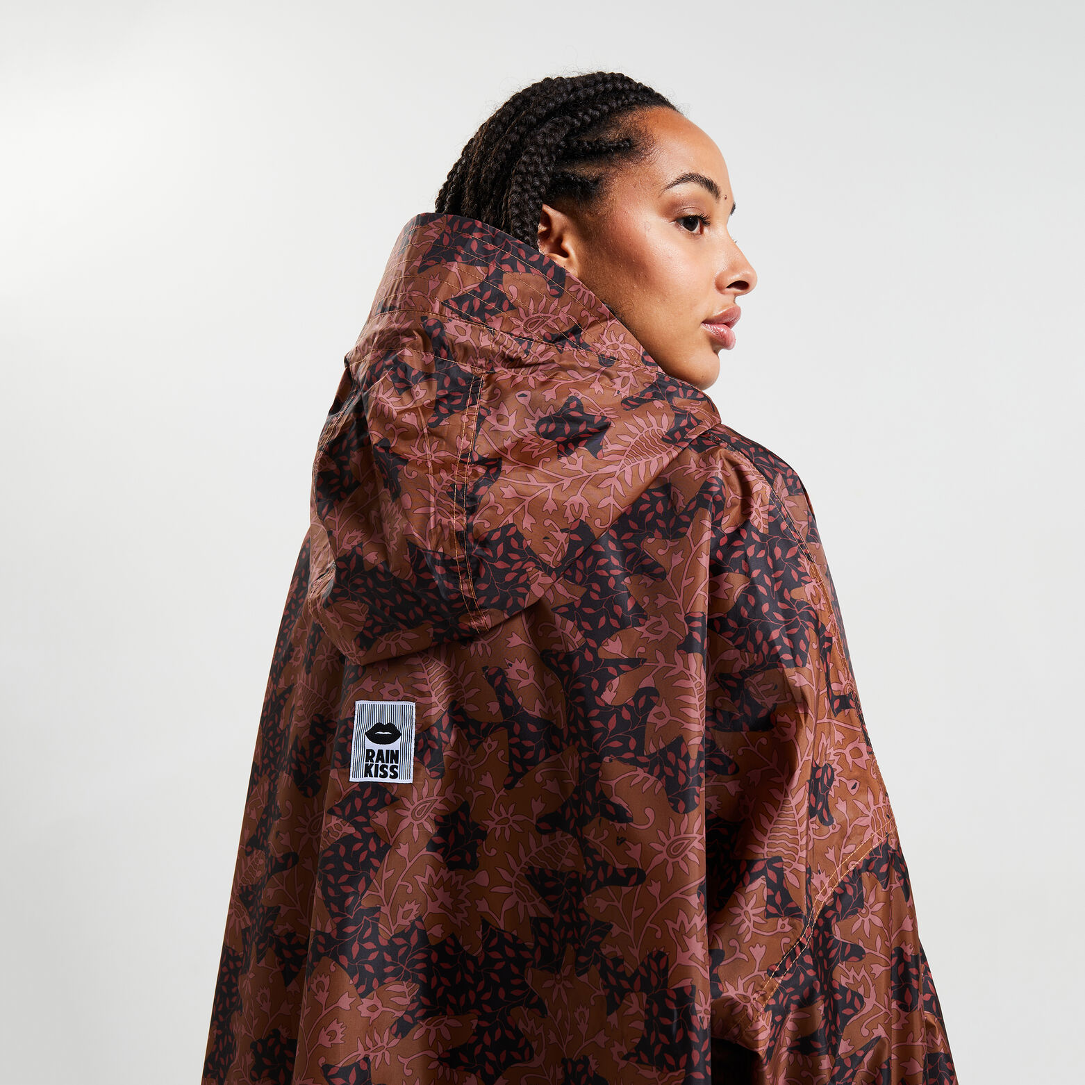 Poncho imperméable femme