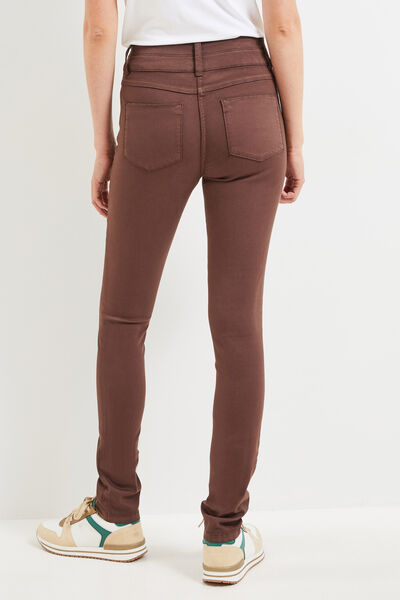 Jeans slim taille haute