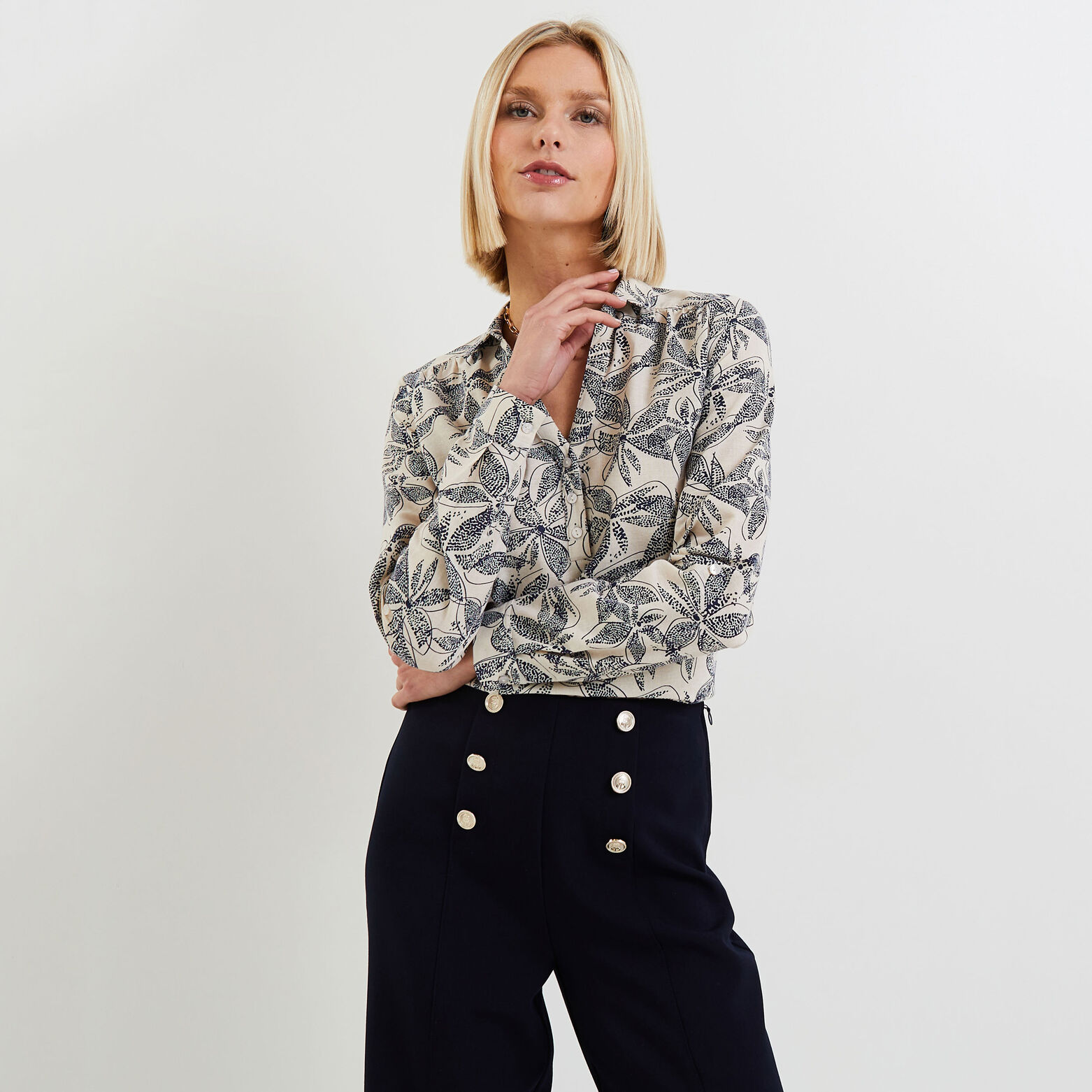 Blouse imprimée femme