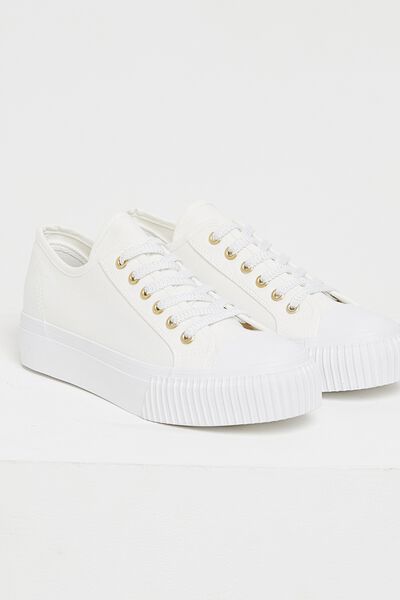 Baskets en toile femme