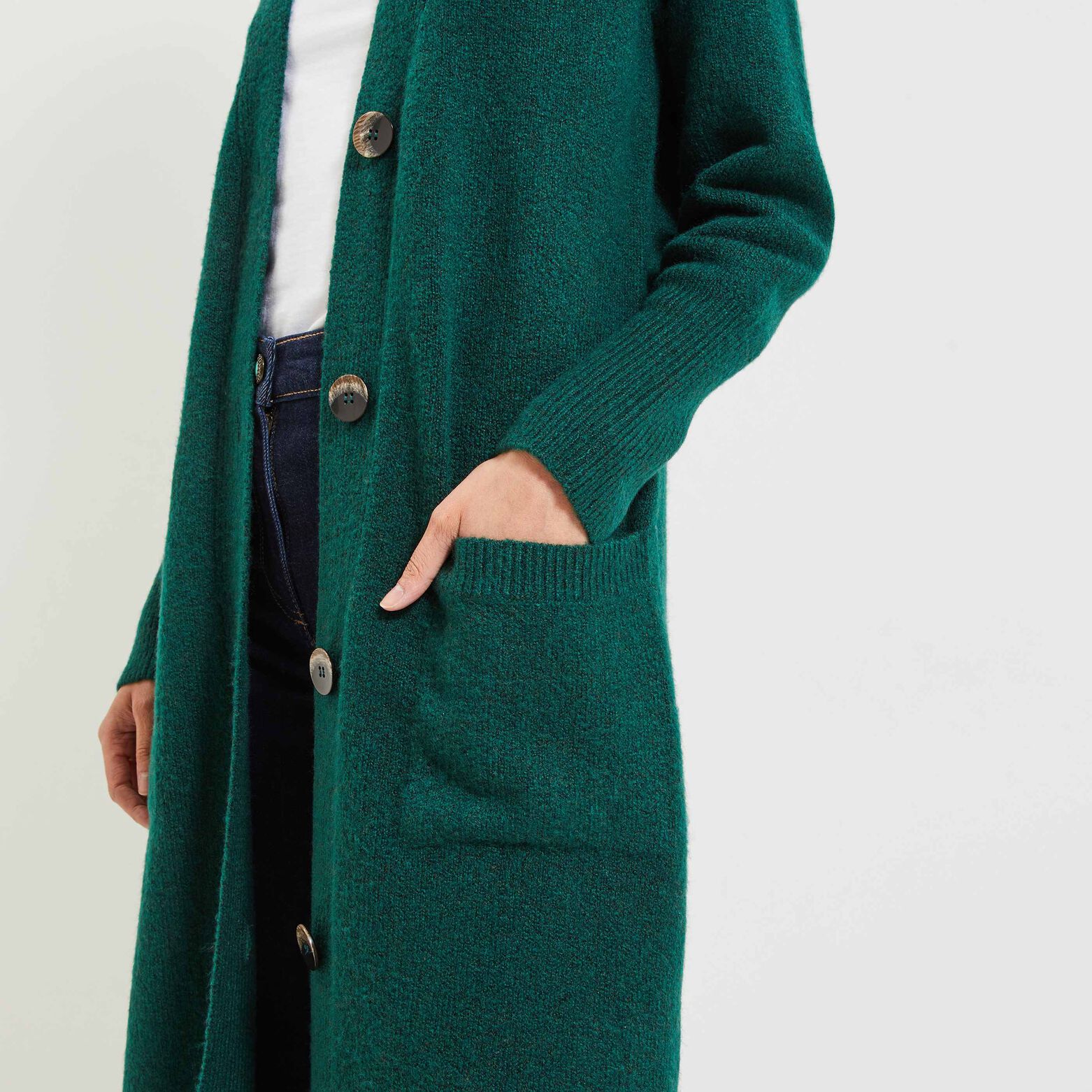 Gilet long femme