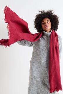 Echarpe unie brillante femme