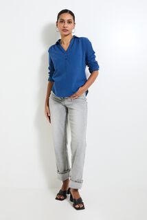Blouse col chemise femme