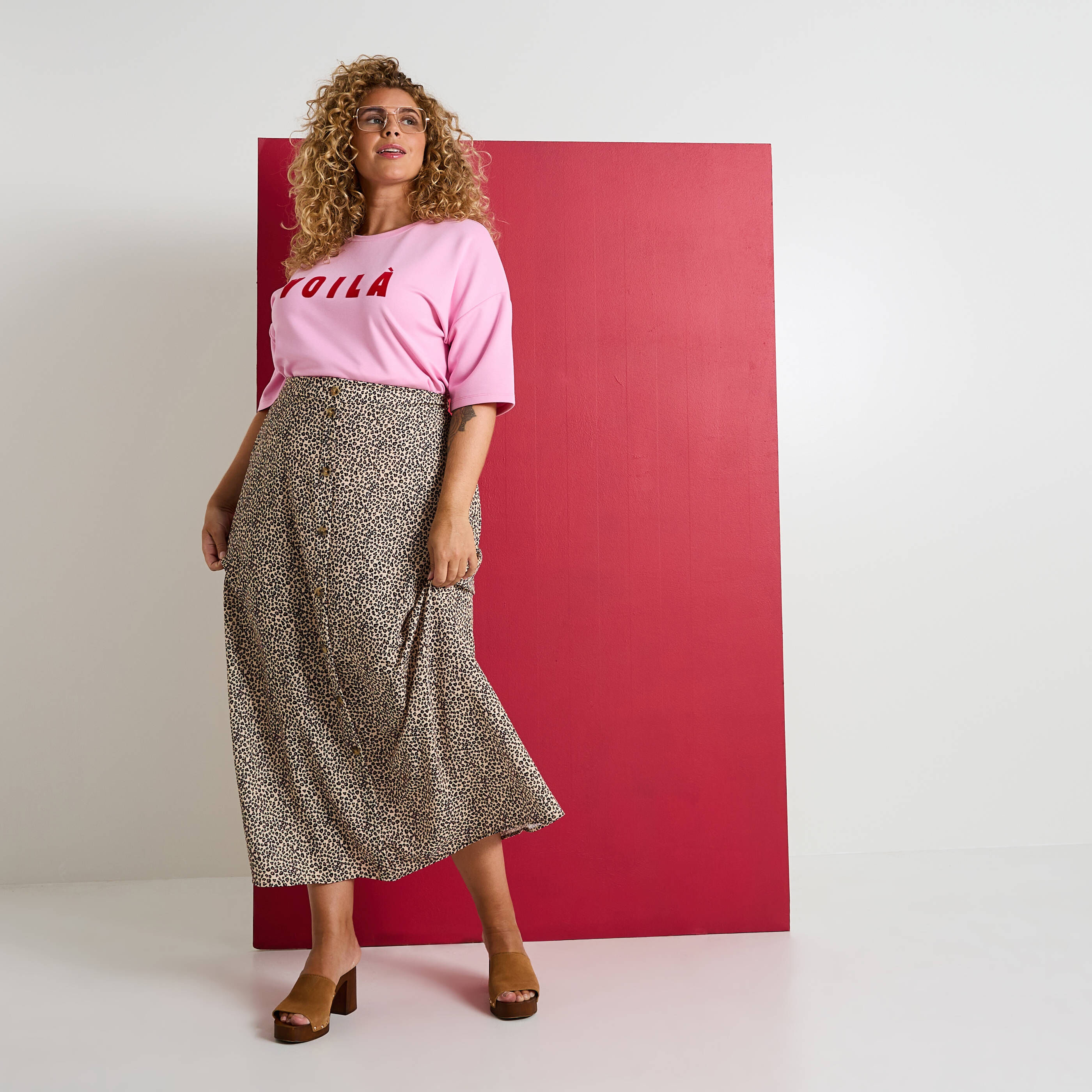 T-shirt col rond femme