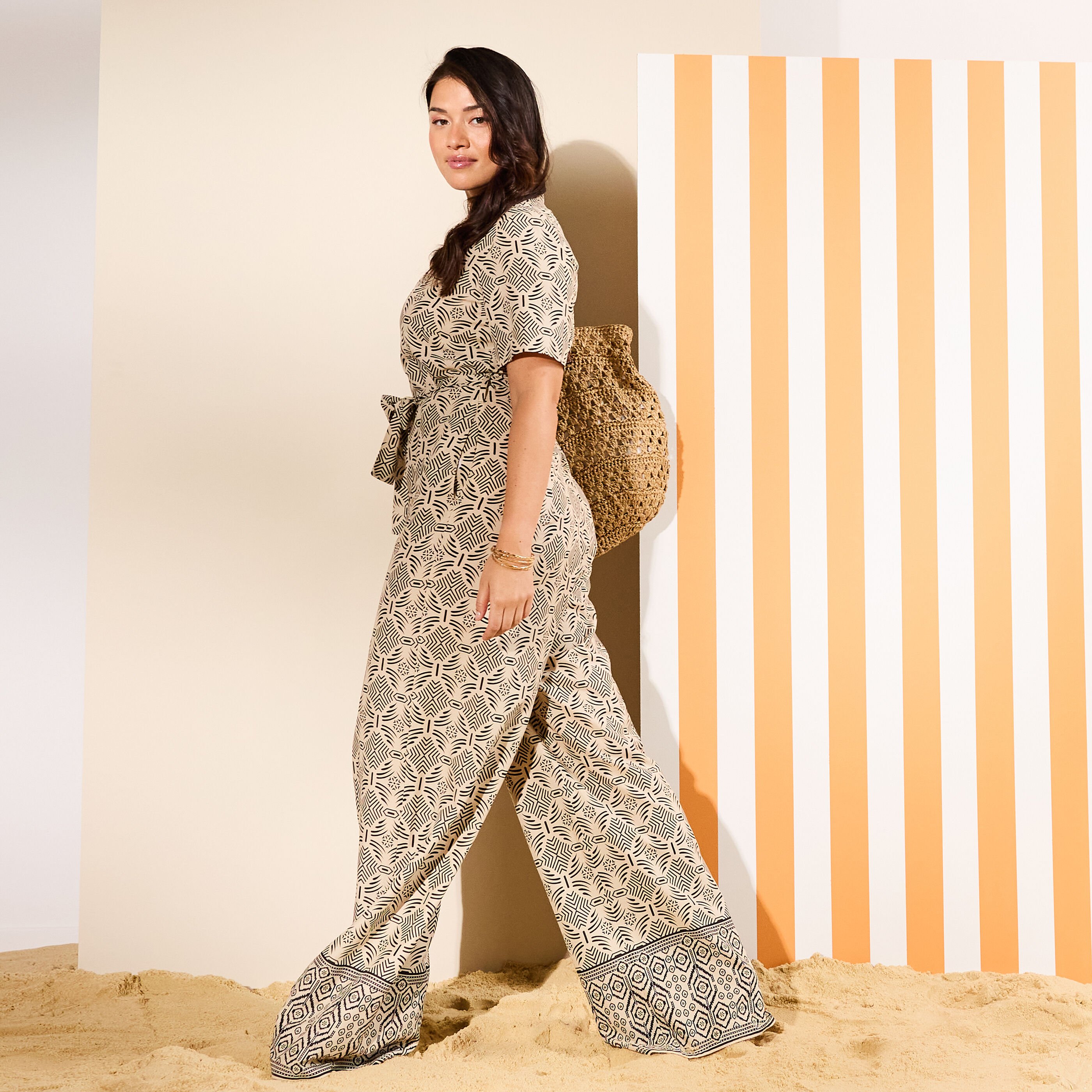 Combinaison imprim&eacute;e femme