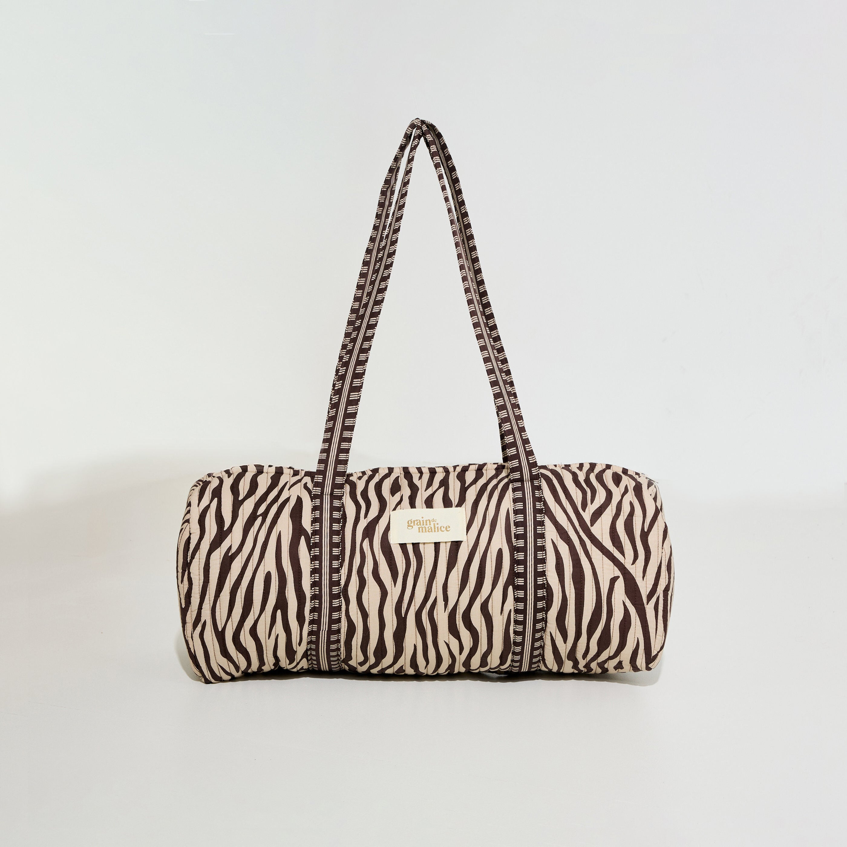 Grand sac week-end imprim&eacute; z&eacute;br&eacute; femme