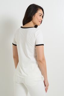 T-shirt brodé femme