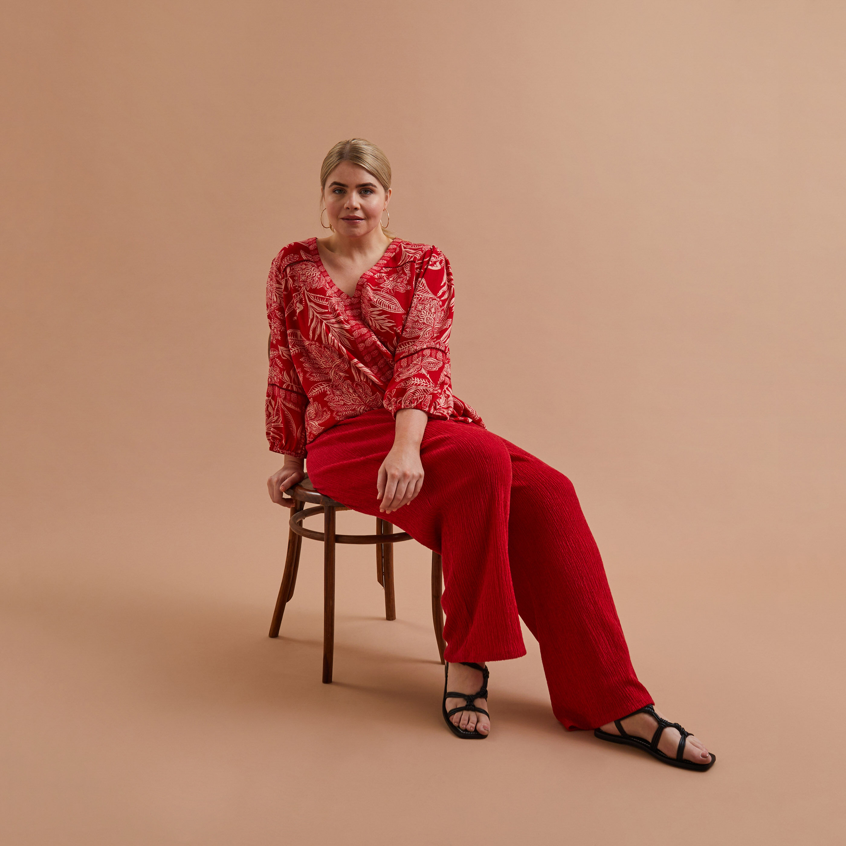 Blouse imprim&eacute;e femme