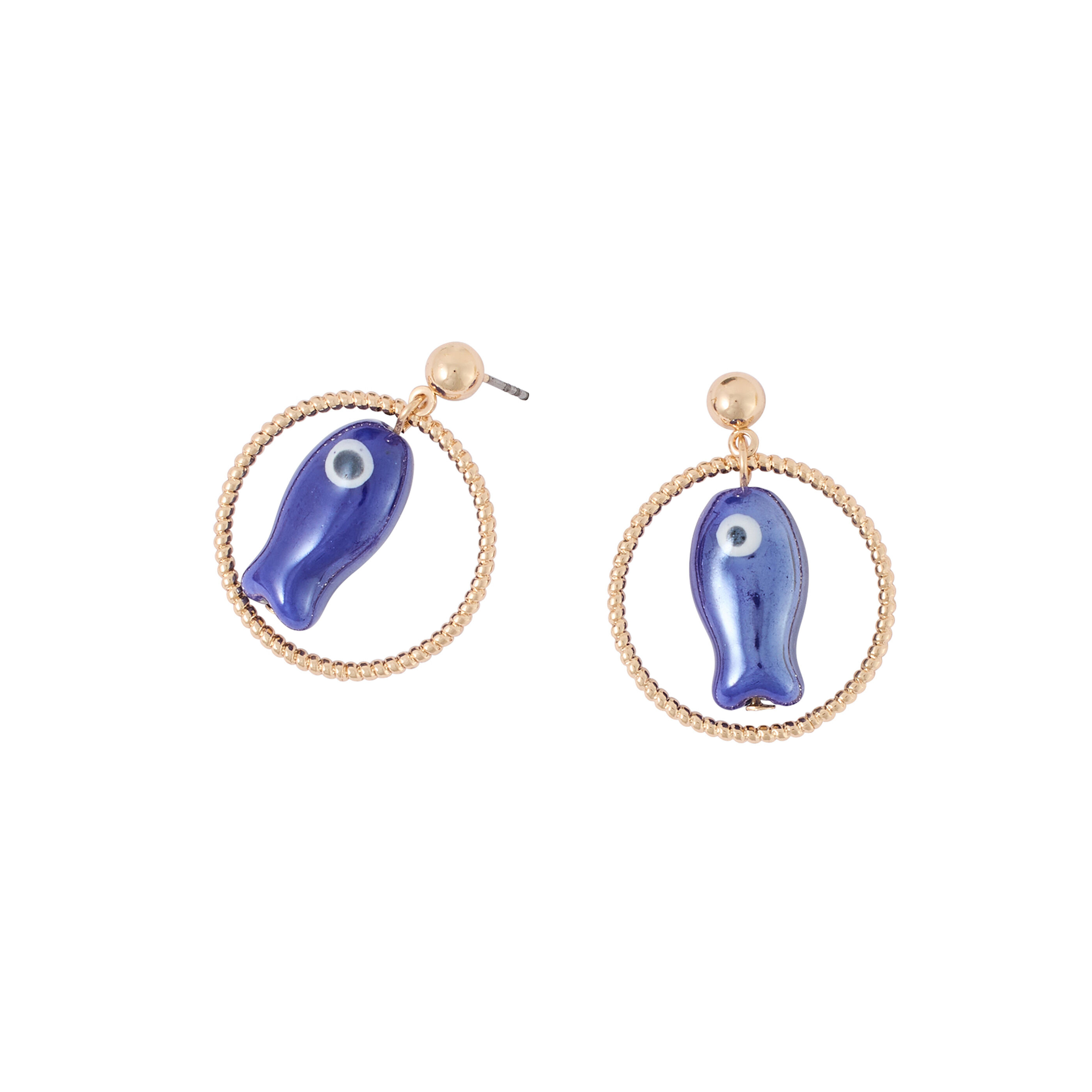 Boucles d'oreilles poisson femme