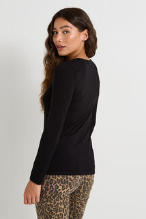 T-shirt col V femme