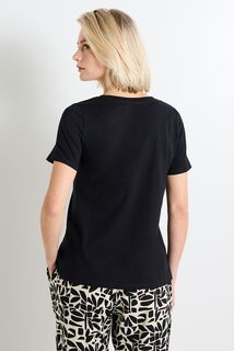 T-shirt col rond femme