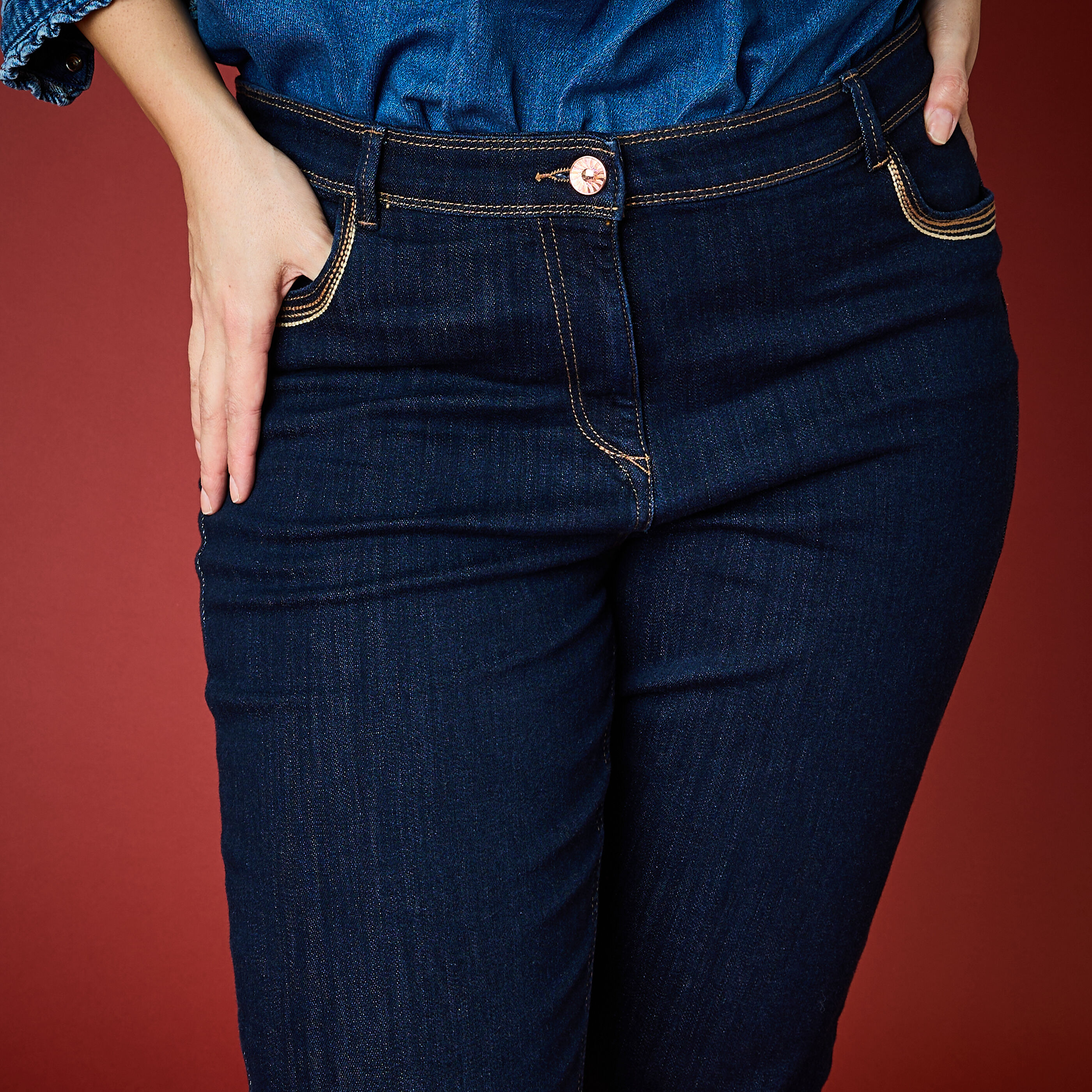 Jean raccourci TOKYO R01 femme