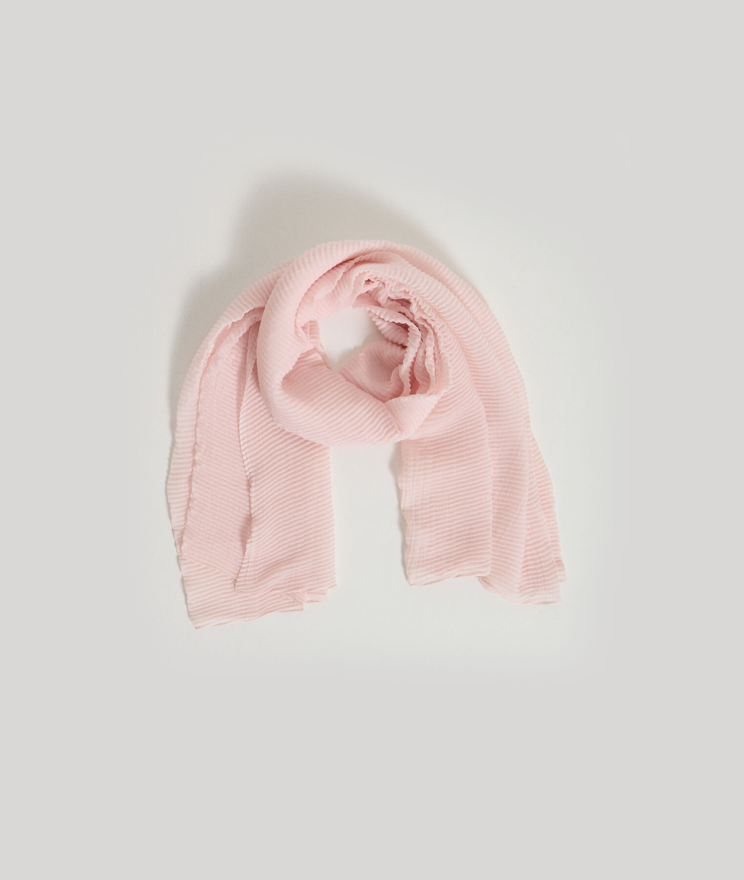 Etole plissée pailletée femme