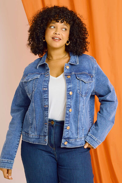 Veste en denim femme