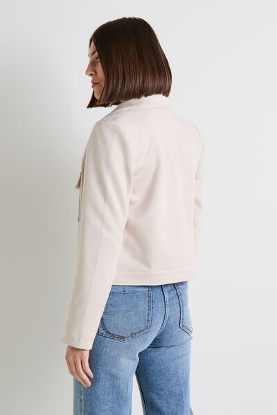 Blouson suédine femme