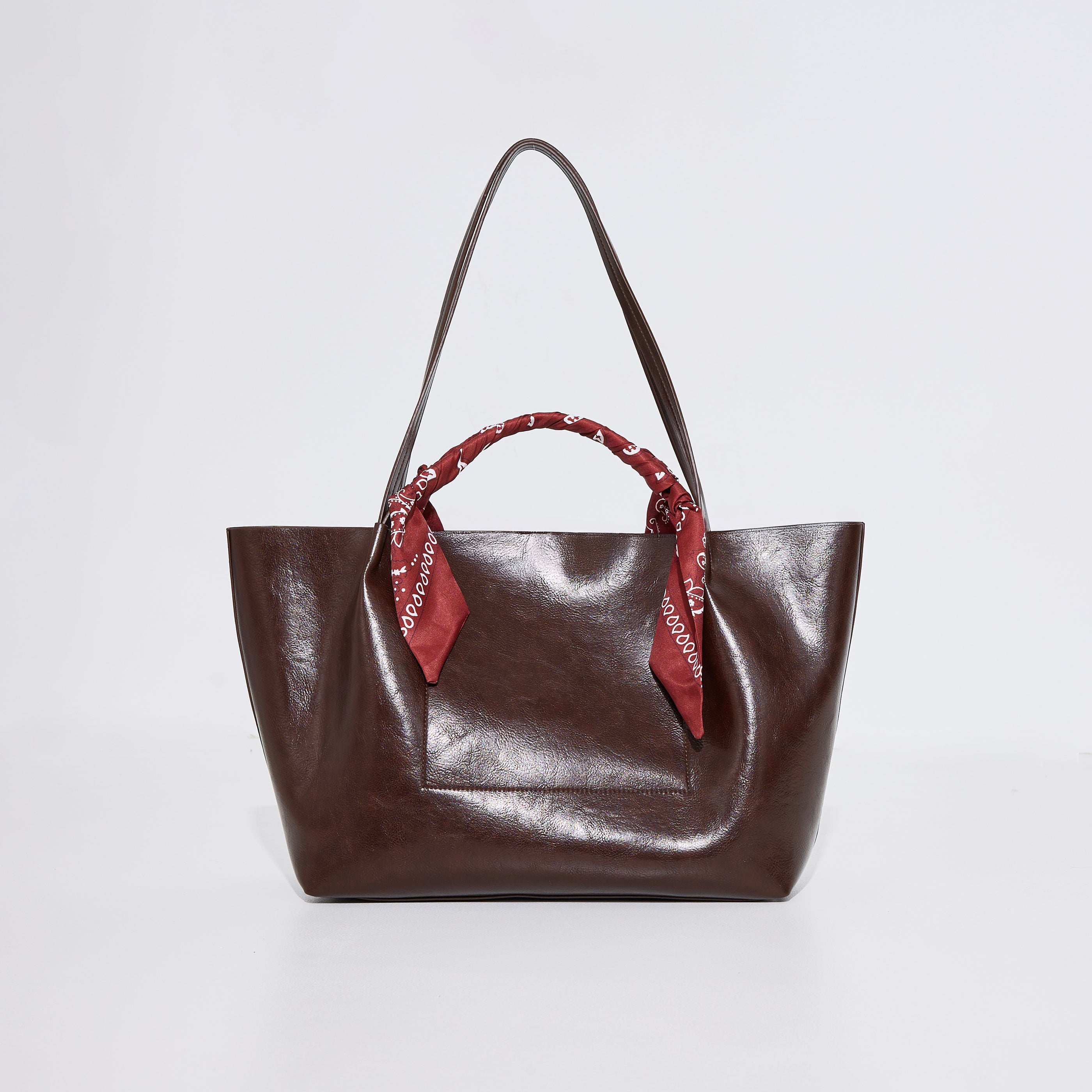 Grand sac cabas avec foulards femme