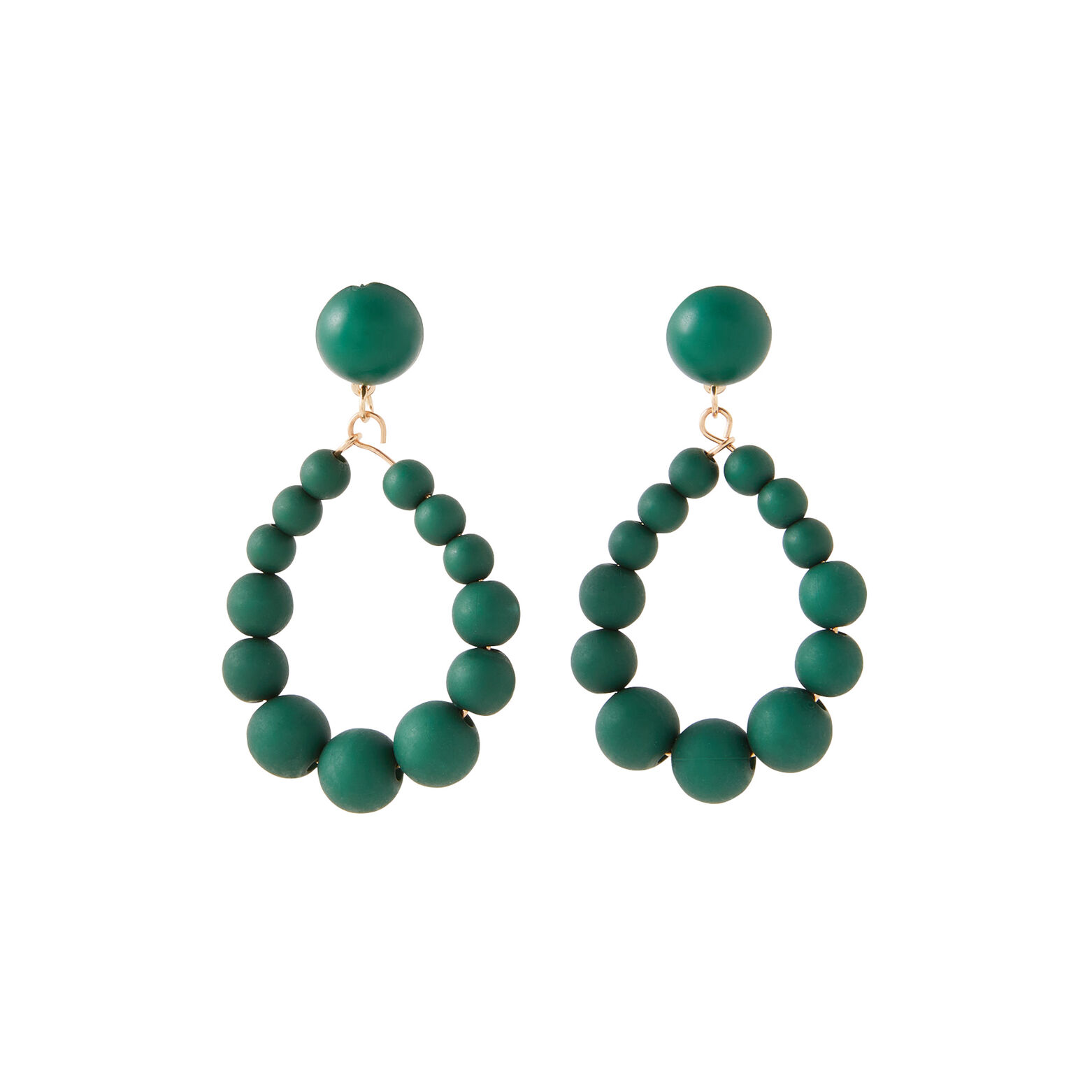 Boucles d'oreilles gouttes perlées
