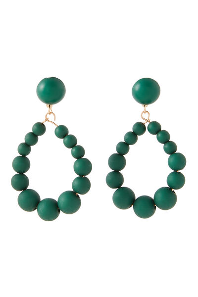 Boucles d'oreilles gouttes perlées
