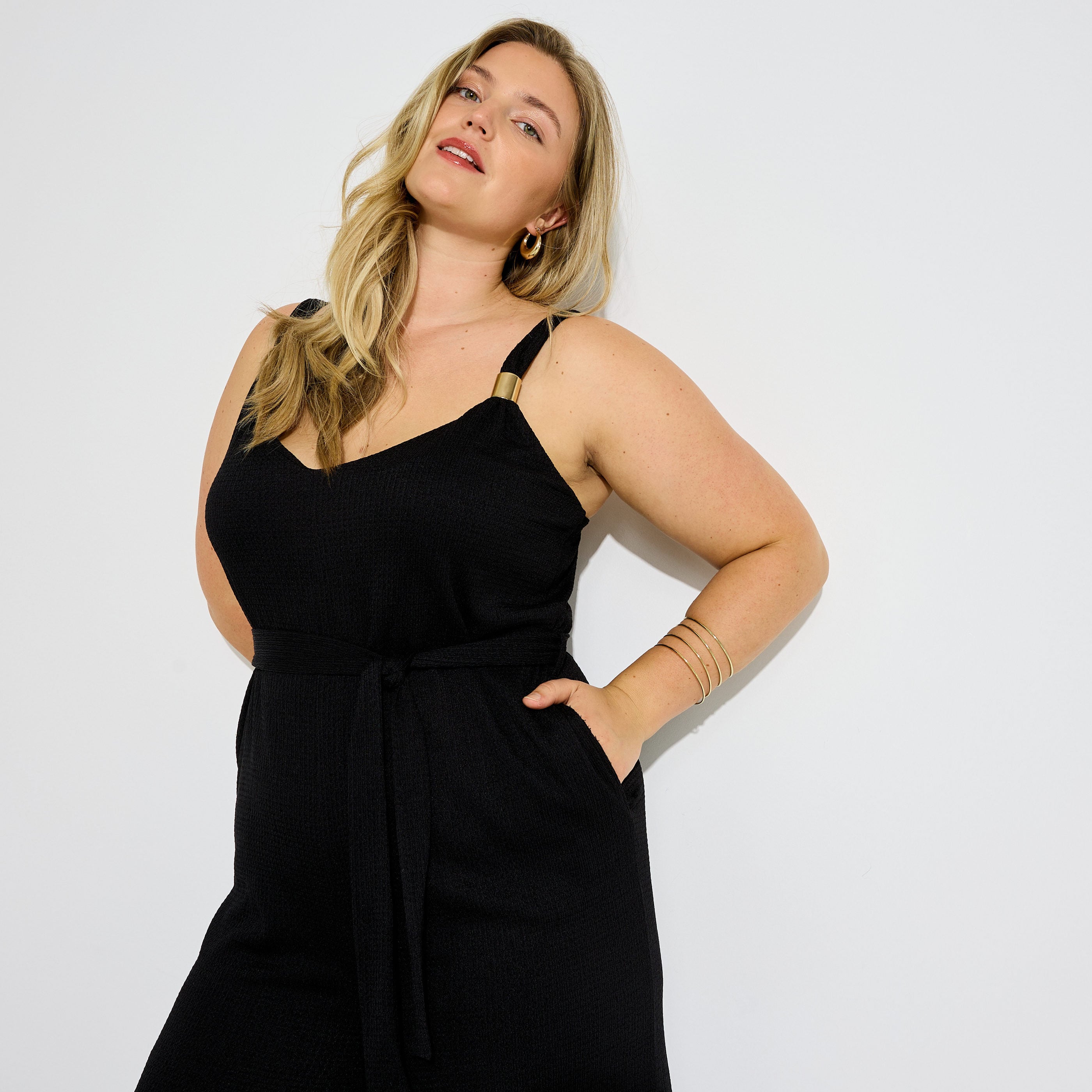 Combinaison &agrave; bretelles femme