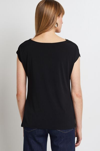 Tshirt col benitier femme