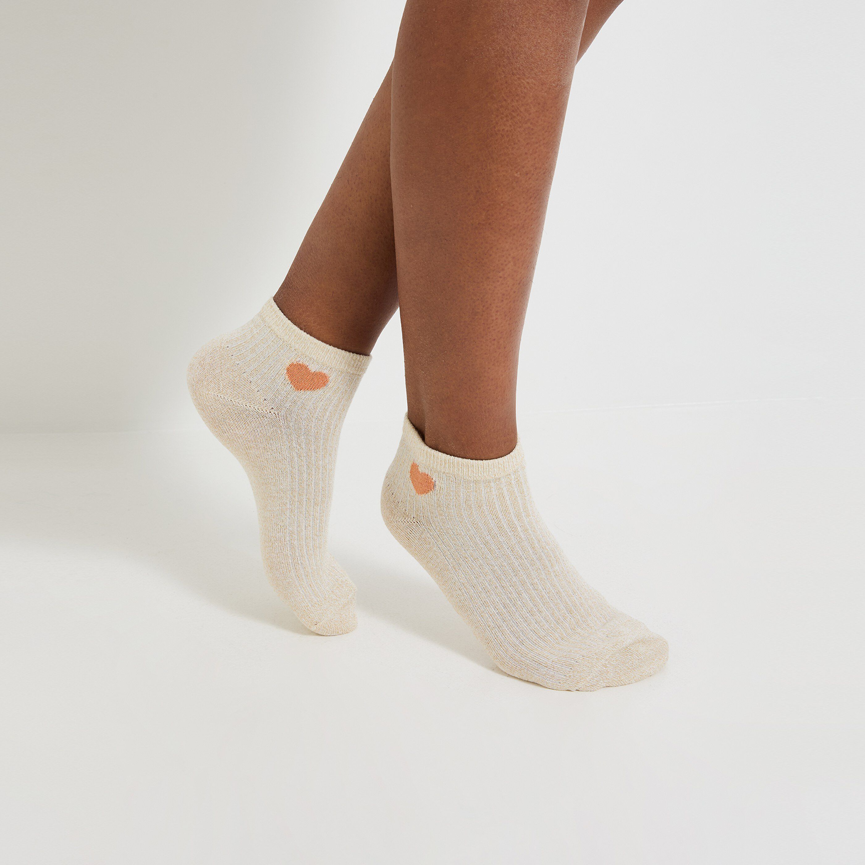 Lot de 2 paires de socquettes femme