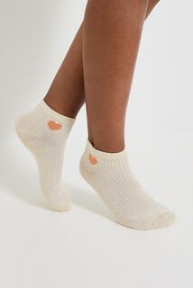 Lot de 2 paires de socquettes femme