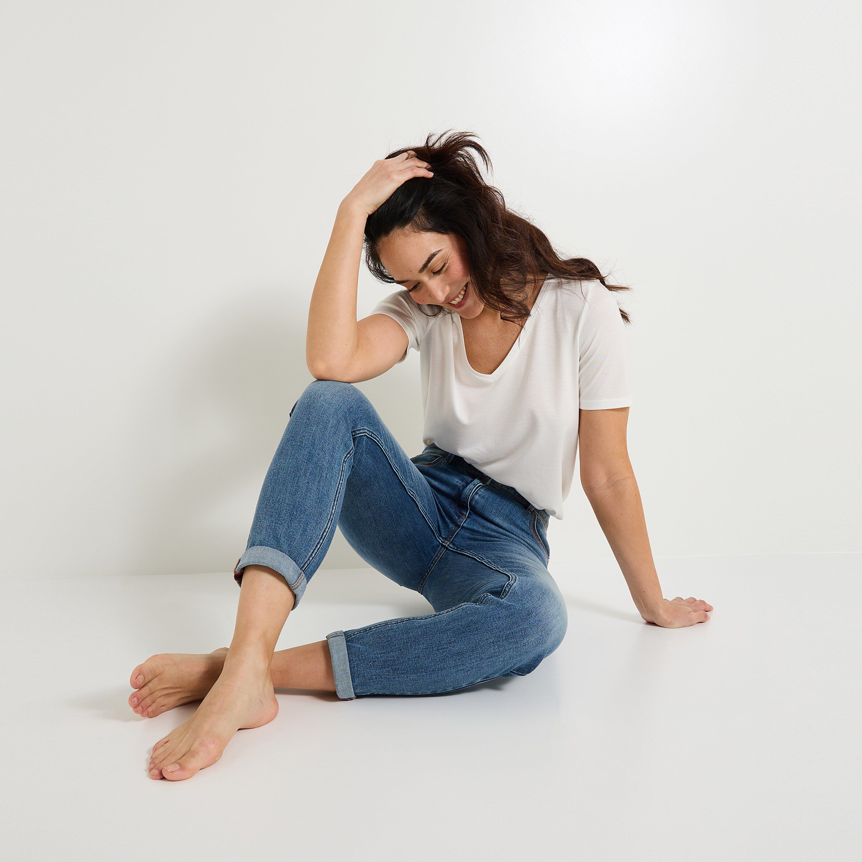 Jean raccourci TOKYO R01 femme