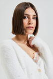 Gilet fluffy femme