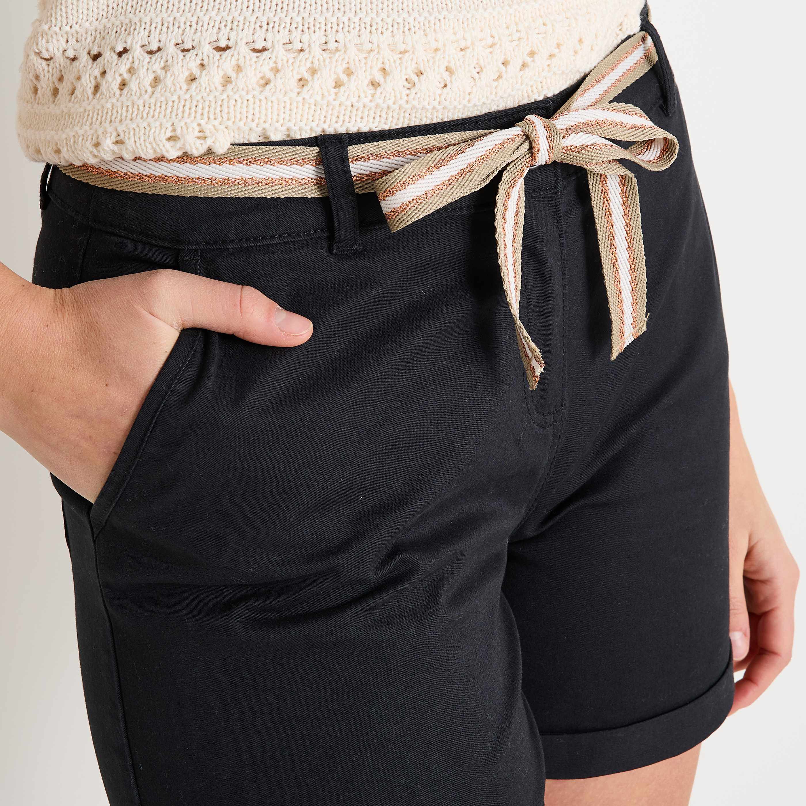 Short &agrave; revers femme