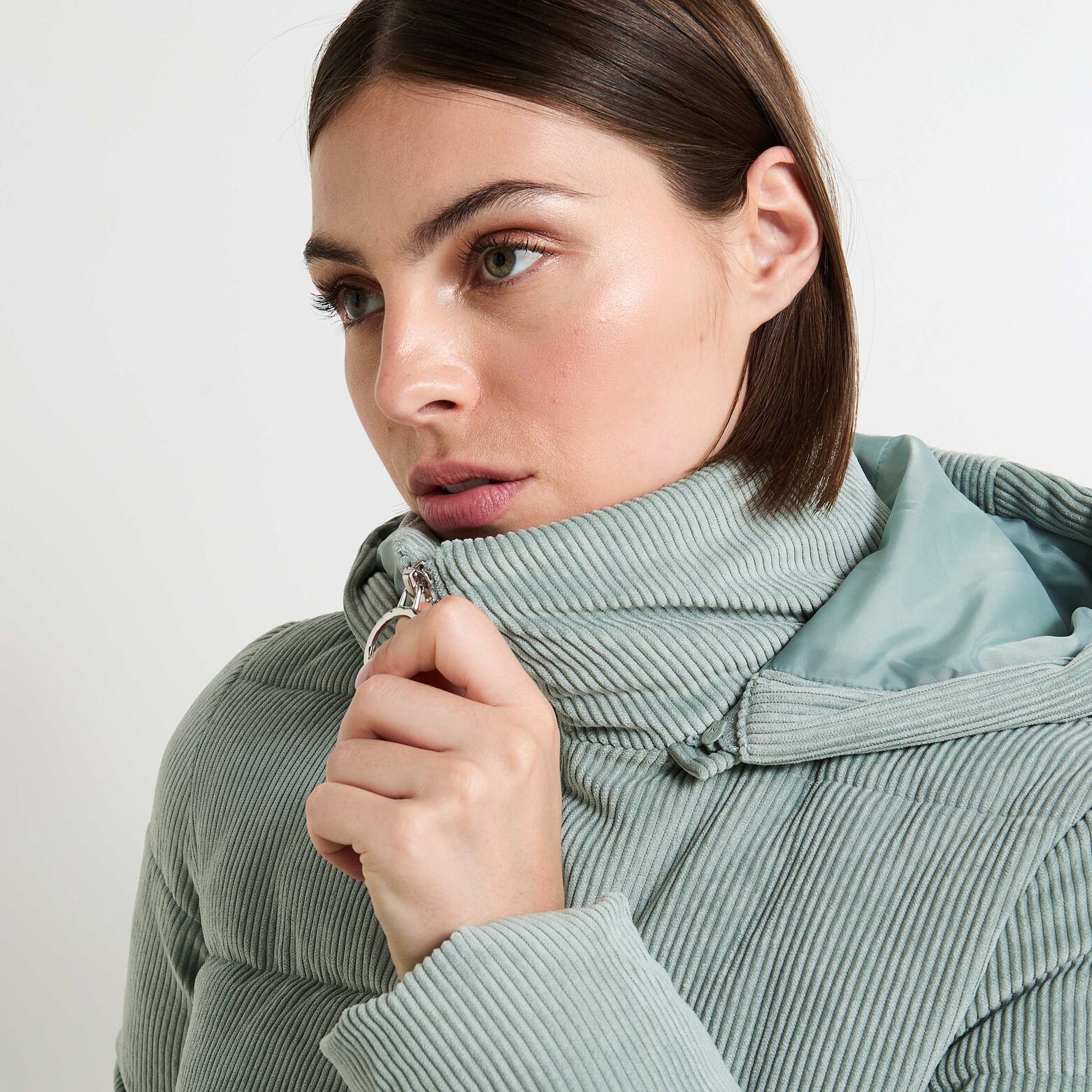 Manteau capuche femme