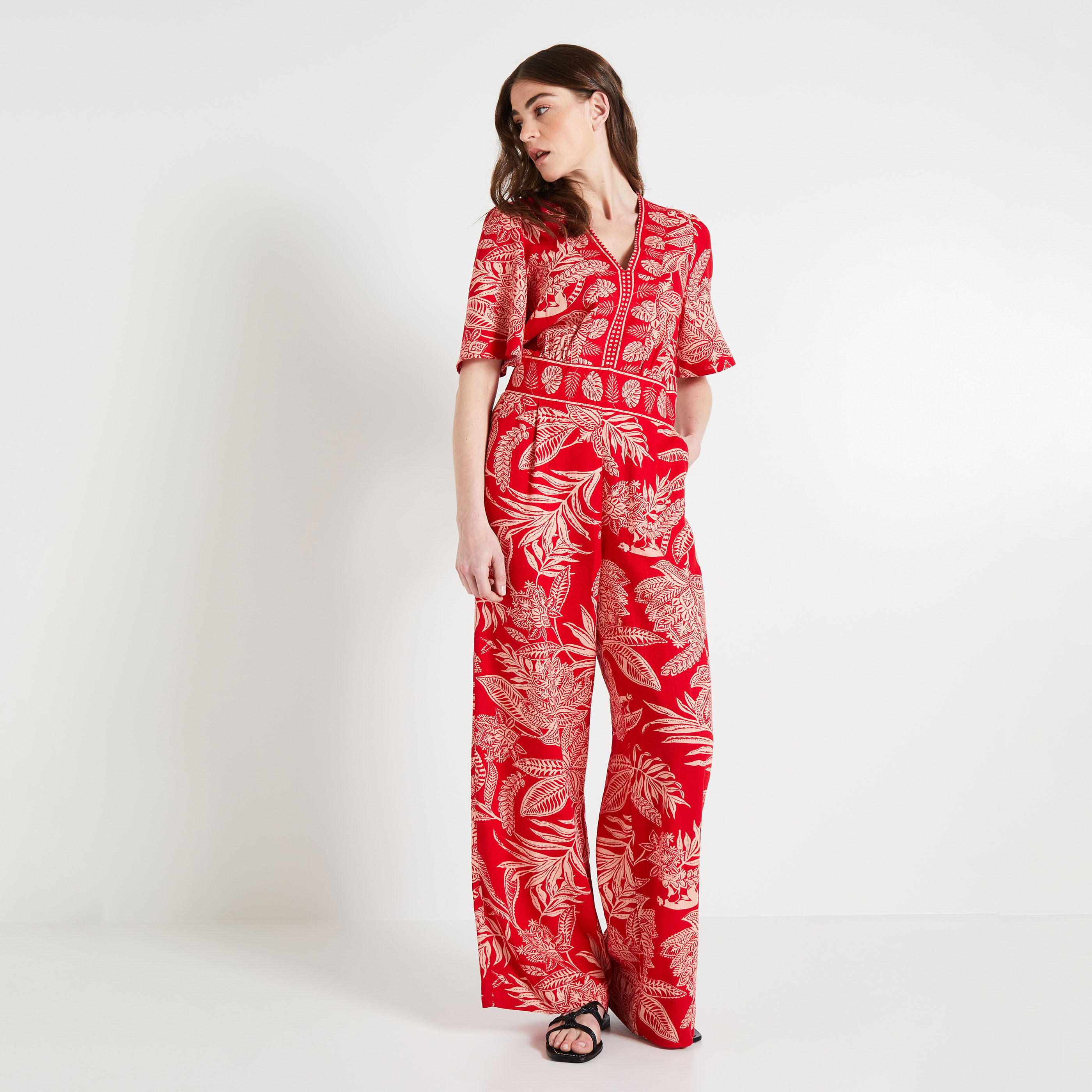 Combinaison imprim&eacute;e femme