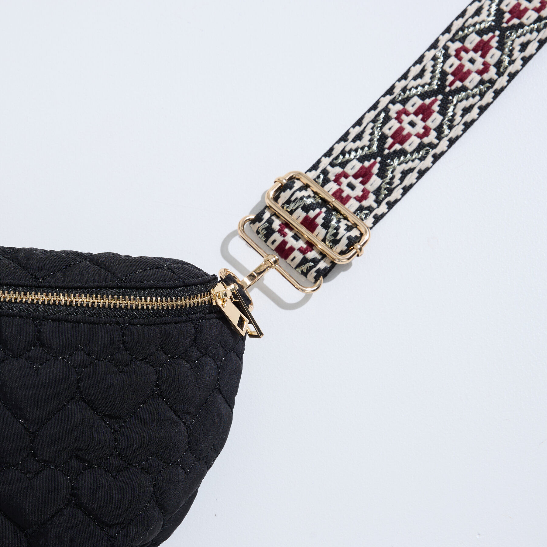 Sangle de sac jacquard amovible femme