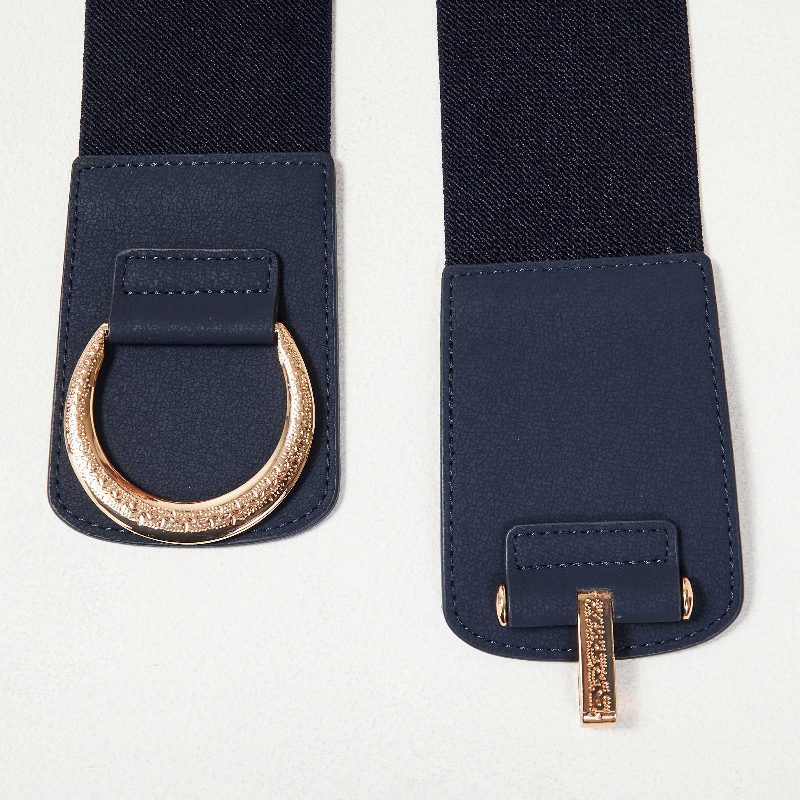Ceinture large &eacute;lastique femme