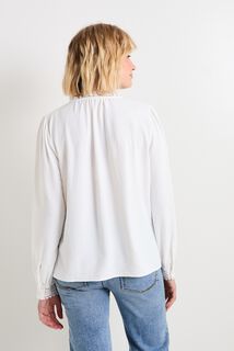 Chemisier col montant femme
