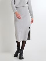 Jupe tube tricot femme