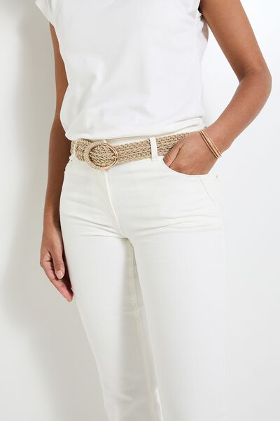 Ceinture tressée femme